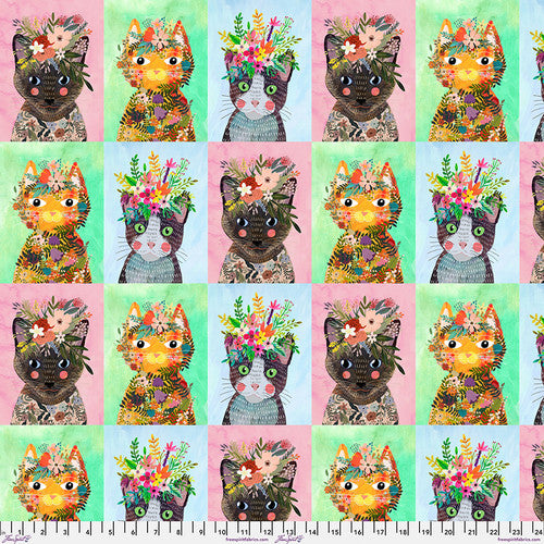 Floral Pets - More Floral Kitties - PWMC047.XMULTI