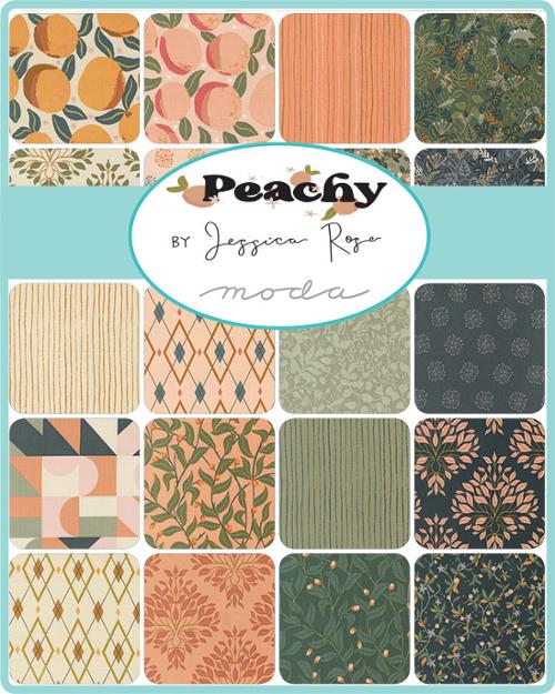 Moda Candy Mini Charm Pack - Peachy - 42 2 1/2" squares