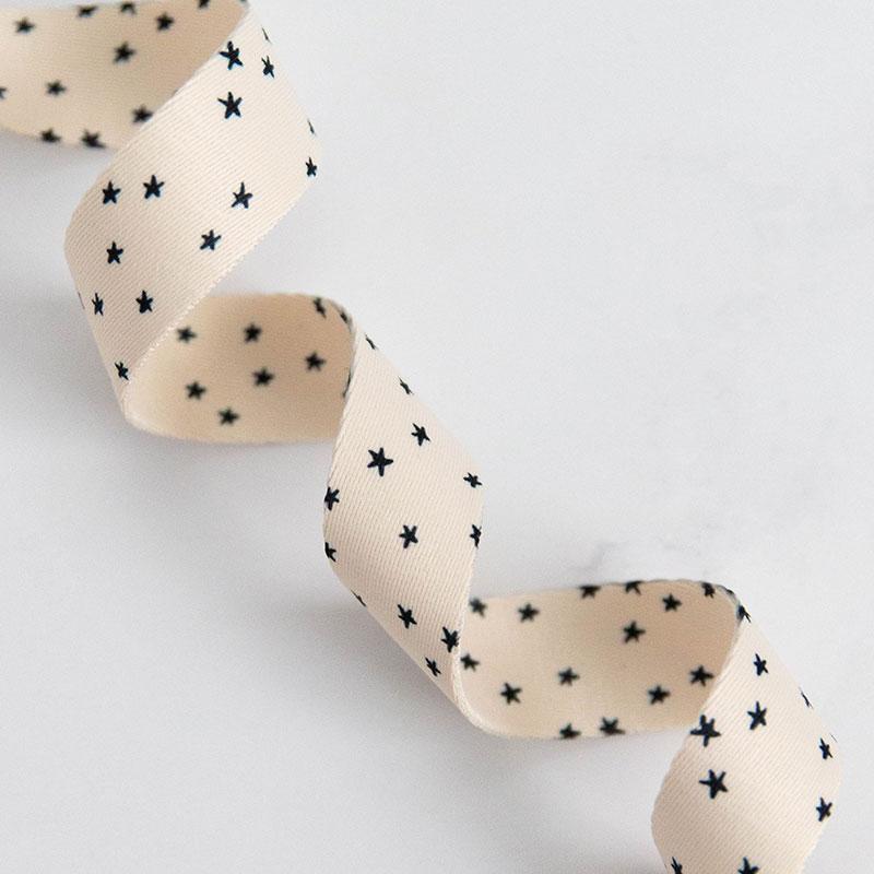 Webbing - 1" - Mini Starry in Black