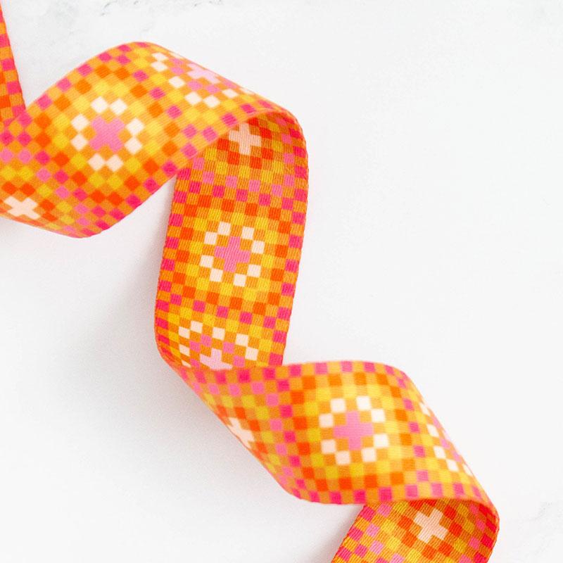 Webbing - 1 1/2" - Granny Square - Carmel
