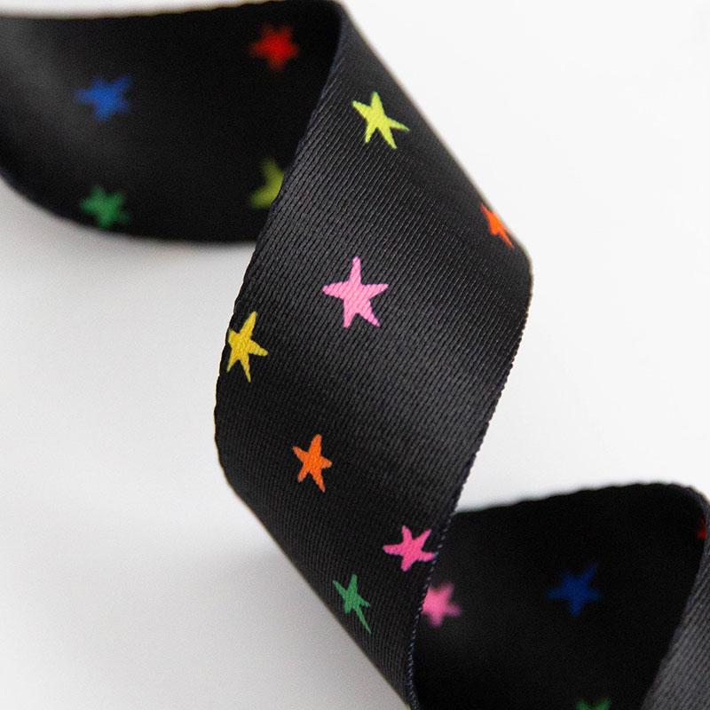 Webbing - 1 1/2" - Starry - Black