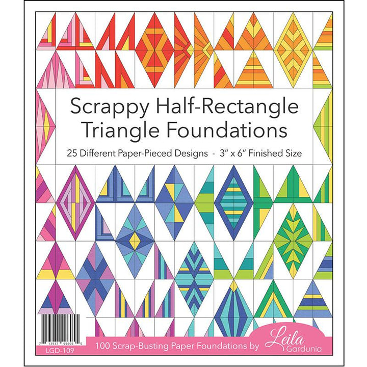 Scrappy Triangles - 3" x 6"  Foundation Papers