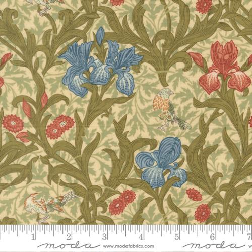 Morris Muse - Iris Florals, Parchment - 13380 11