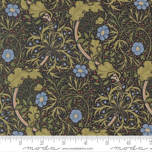 Morris Muse - Seaweed Florals, Ebony - 13382 16