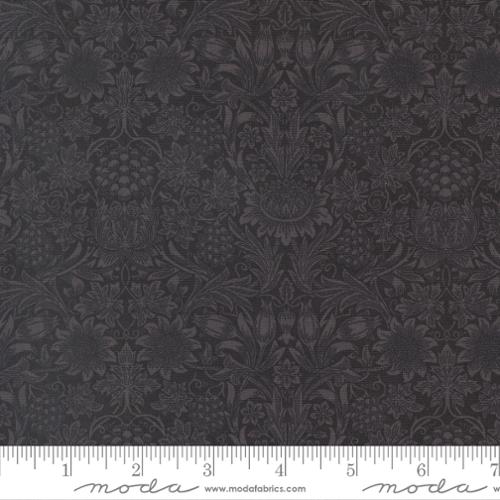 Morris Muse - Sunflower Damask, Ebony - 13386 15