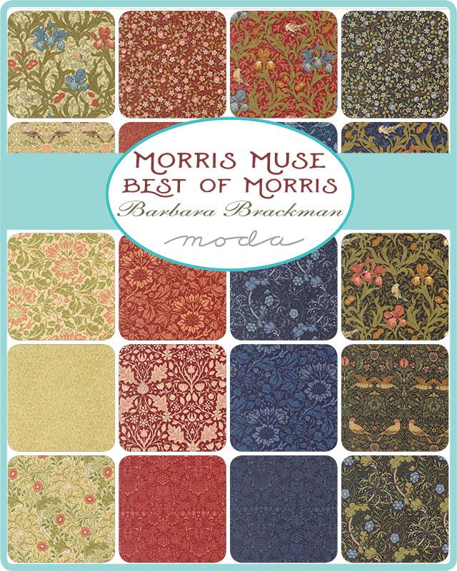 Moda Charm Pack - Morris Muse - 42 5" squares
