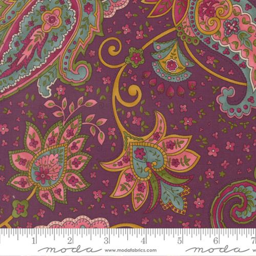Chelsea Garden - Posh Paisley , Plum - 33851 17