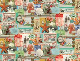 Saltwater - All Aboard Patchwork, Nautical - 39571 11