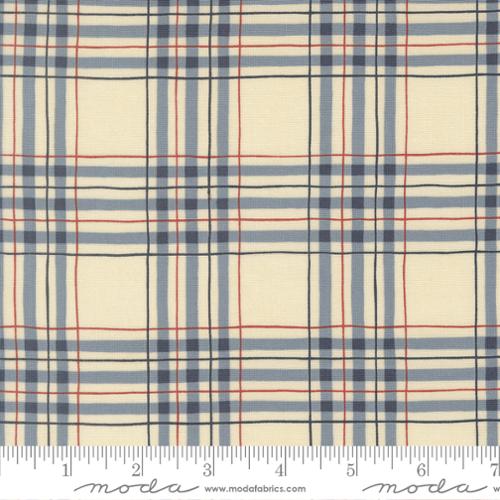 America 250 Years - Patriotic Plaid, Parchment Blue - 56183 26