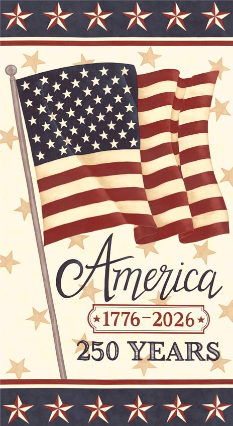 Panel 496 - America 250th Anniversary Parchment Panel