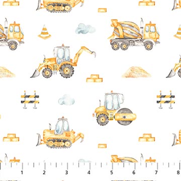 Little Builders - Trucks, White - 91352-10