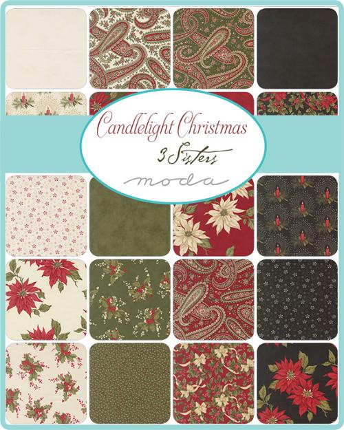 Moda Jelly Roll - Candlelight Christmas - 40 2 1/2" strips
