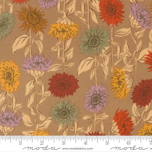 Windfall - Sunflower Field Florals, Oatmeal - 45651 13