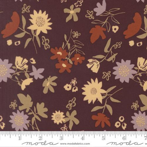 Windfall - Playful Petals Florals, Merlot - 45655 25
