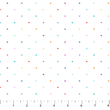 Dovetail - Ditsy Dots, White Multi - 92026-10