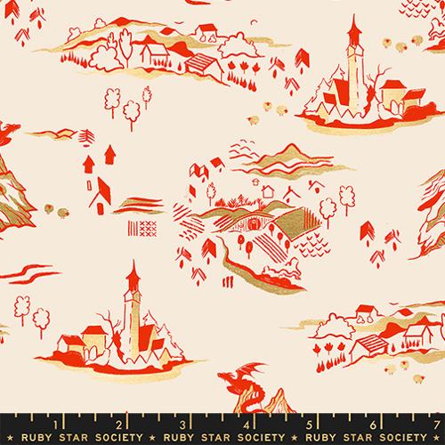 Fireglow - Mountain Town, Dark Ruby - RS2133 11M