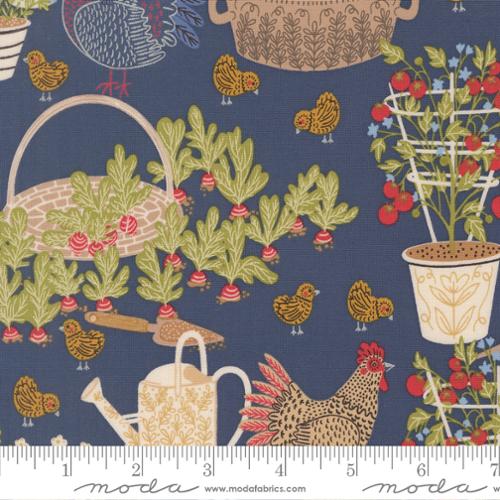 The Hen House - Chicken Garden, Denim - 48430 18