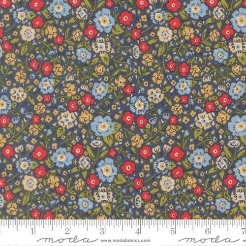 The Hen House - Calico Small Floral, Denim - 48435 18