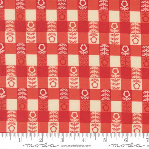 The Hen House - Flower Plaid Checks, Barn - 48436 16