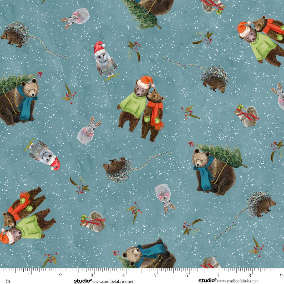 Holly Woods - Woodland Toss, Slate - E-9234-79