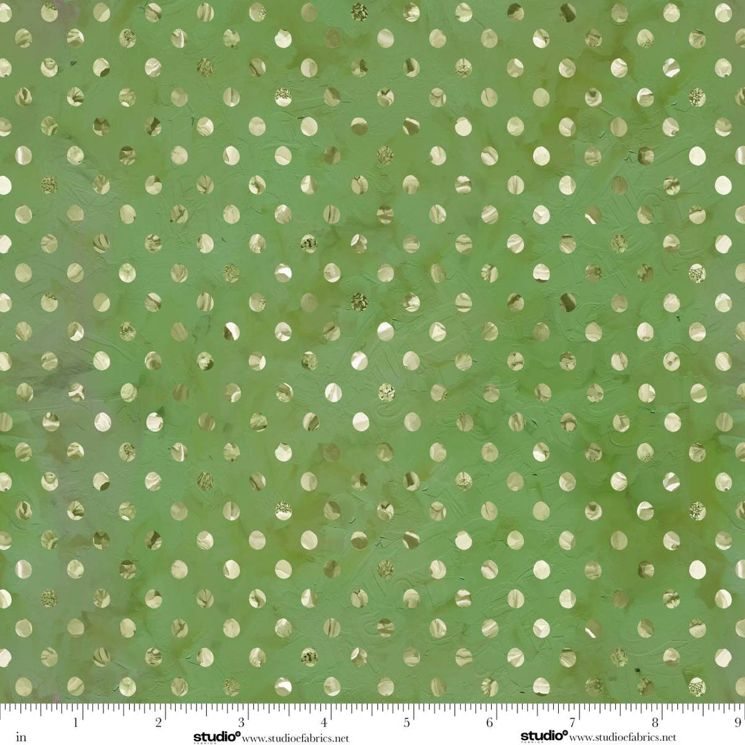 Holly Woods - Shaded Dots, Matcha - E-9238-64
