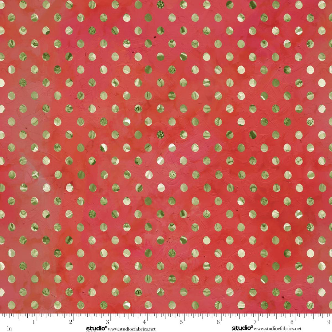 Holly Woods - Shaded Dots, Coral - E-9238-83