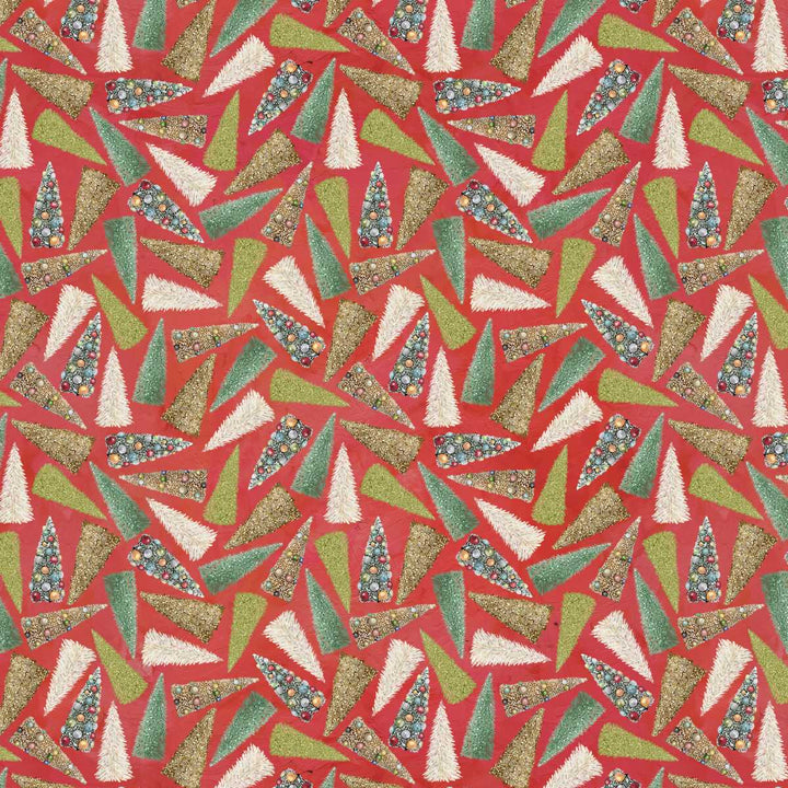 Holly Woods - Bottlebrush Tree Toss, Coral - E-9246-83