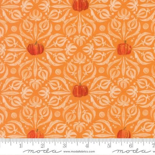 Coven - Medallion Tiles Damask, Pumpkin - 48802 12