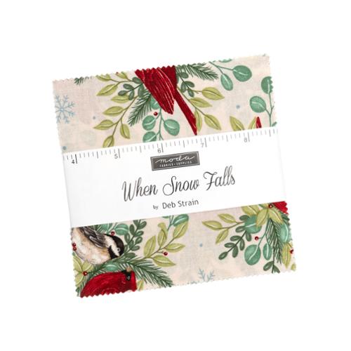 Moda - When Snow Falls Charm Pack - 42 5" squares