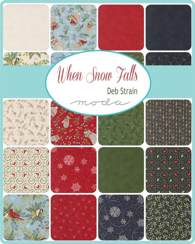 Moda Jelly Roll - When Snow Falls - 40 2 1/2" strips