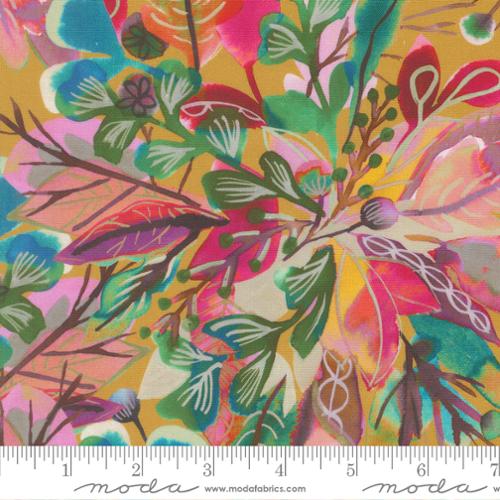 Northern Brights - Sage Brush Florals, Golden - 21852 12