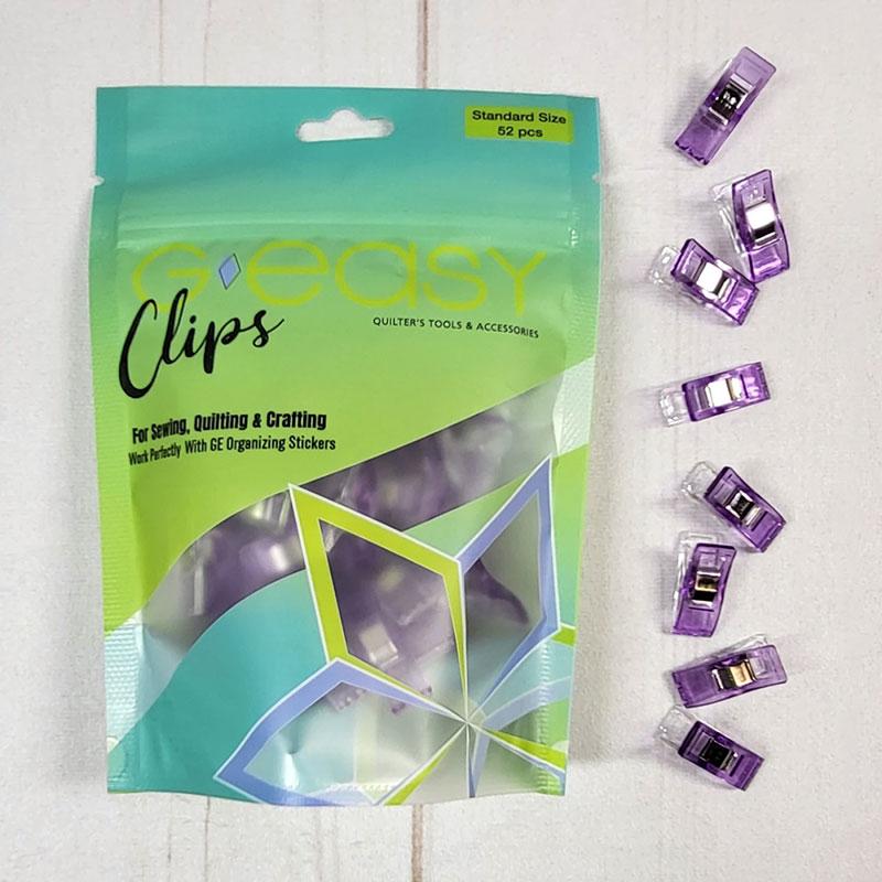GEasy Organizing Clips - Standard Size Purple