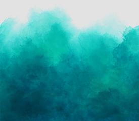 Mystic Ombre - Ombre Watercolor, Turquoise - 10876 209
