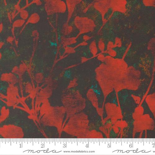 Tranquil Patina - Ginkgo Glow, Dark Teal - 48112 12