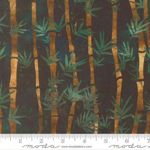 Tranquil Patina - Shino Bamboo, Dark Teal - 48113 14