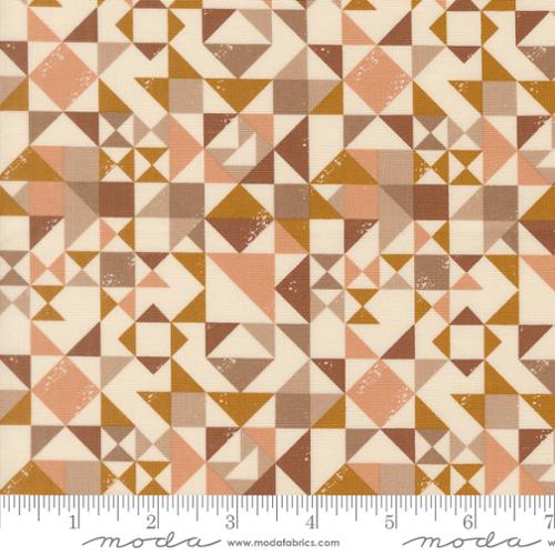 Wellspring - Quilt Blocked Geometrics, Eggshell - 45673 11