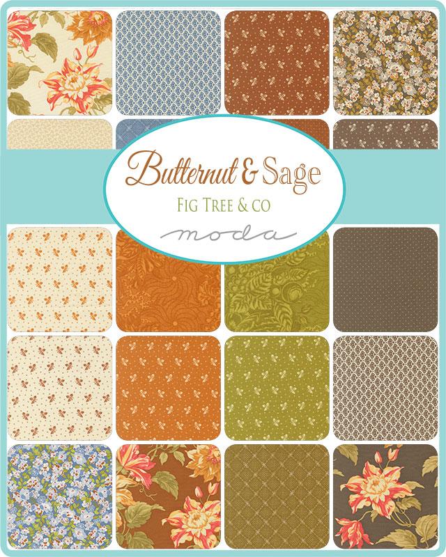 Moda Layer Cake - Butternut and Sage - 42 10"