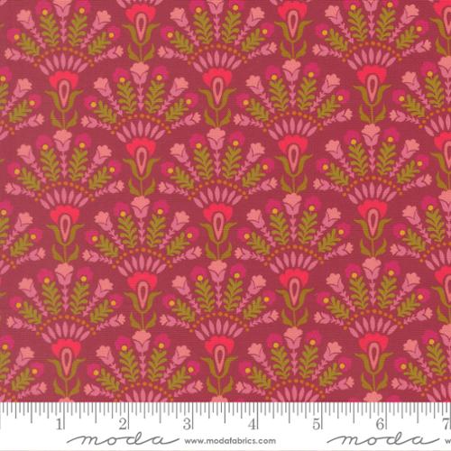 Sitara - Opaline Damask, Rose Wine - 11983 20