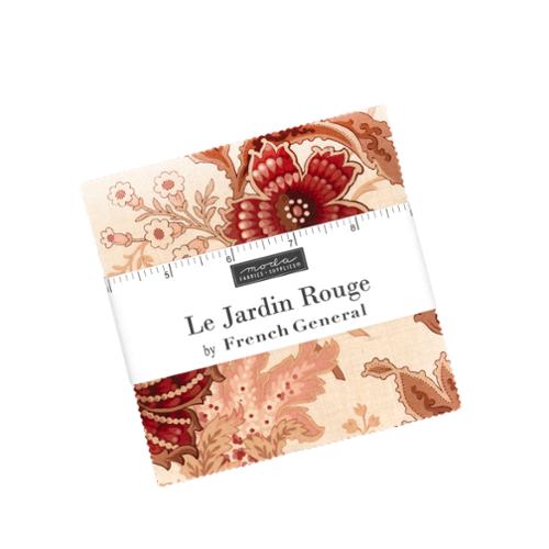 Moda Charm Pack - Le Jardin Rouge - 42 5" squares