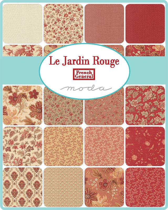 Moda Layer Cake -  Le Jardin Rouge  - 42 10"