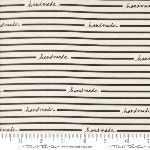 Makers Delight - Handmade Stripe, White Black - 28103 11