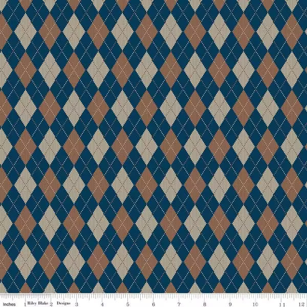 Plaid-Venture Club - Archer, Navy - C17043