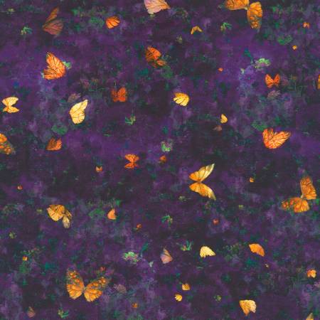 Night Fable - Butterflies, Purple - ADND-23258-413