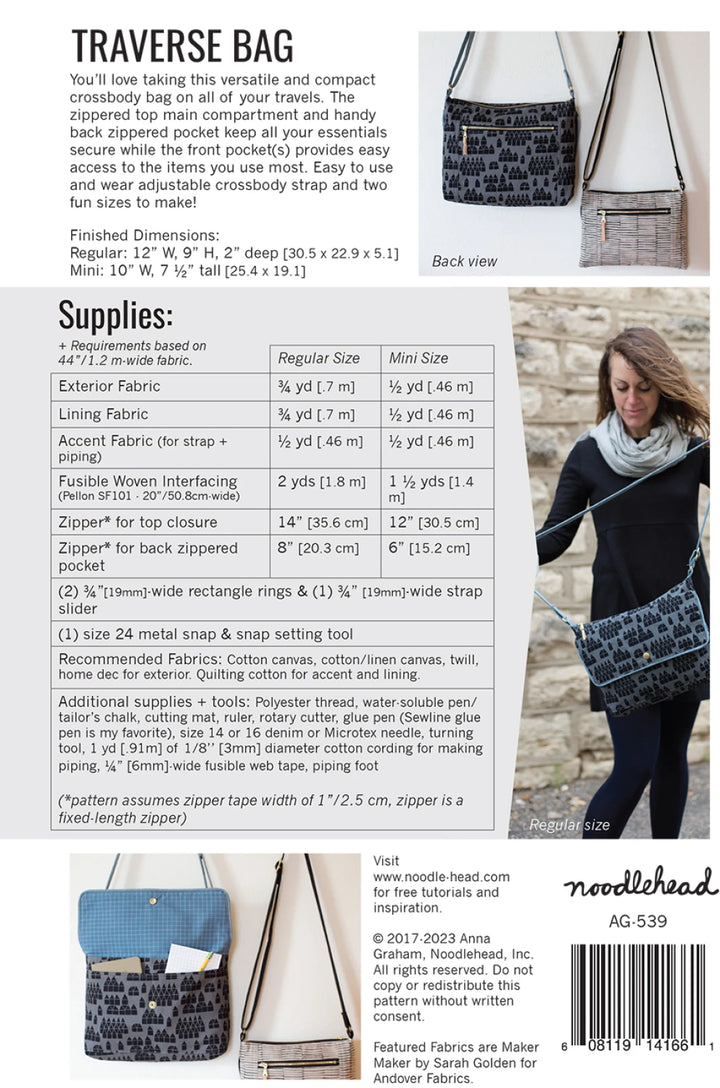 Traverse Crossbody Bag by Noodlehead