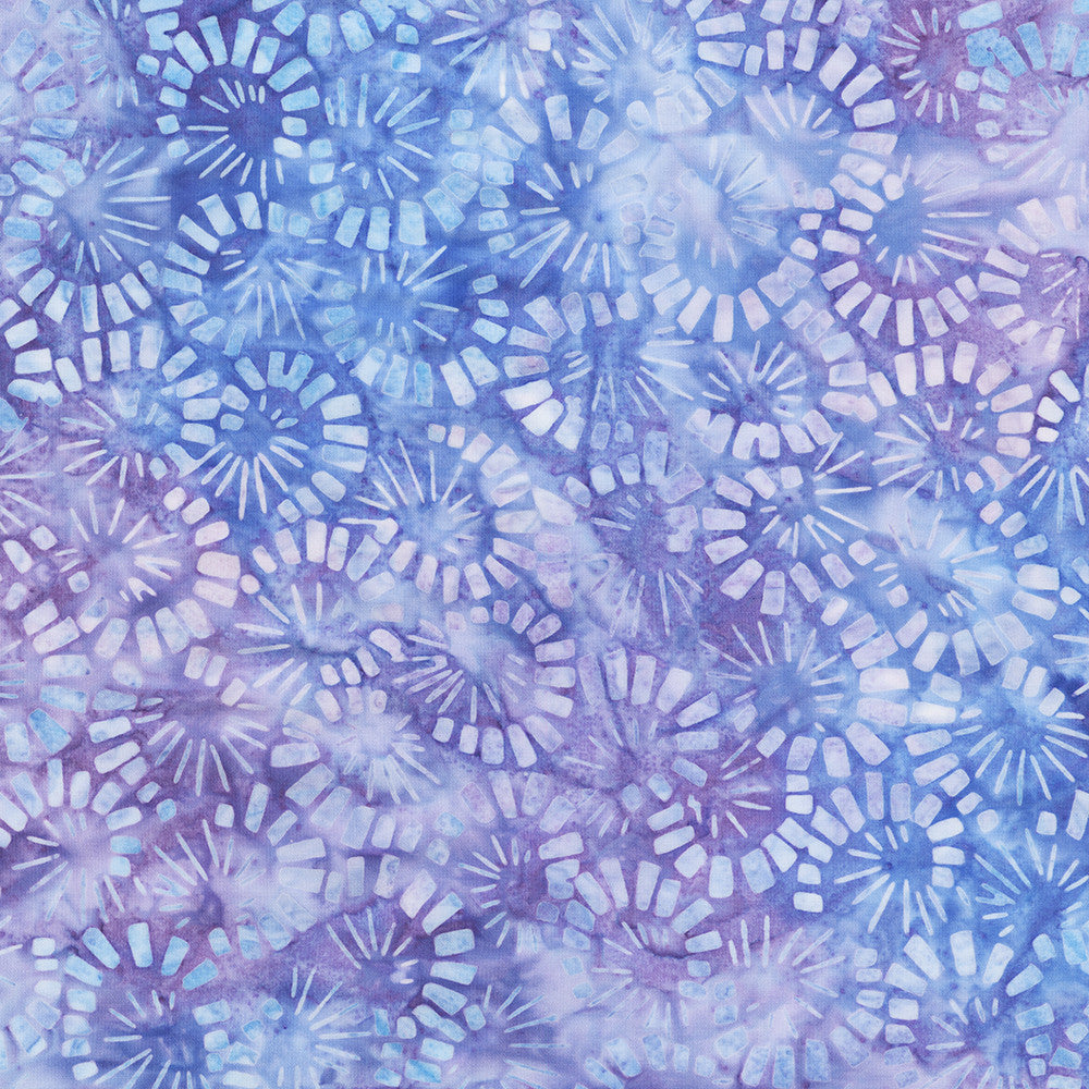 Dancing Petals - Periwinkle, Light Purple - AMD-23367-61 - Artisan Batiks