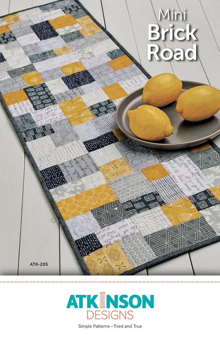 Mini Brick Road - Table Runner Pattern