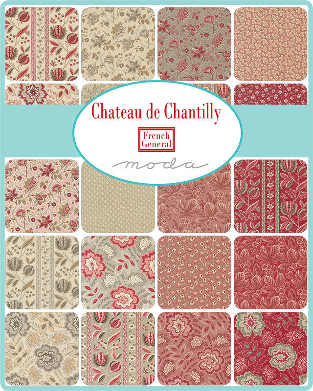 Moda Candy Mini Charm Pack - Chateau de Chantilly - 42  2 1/2" squares