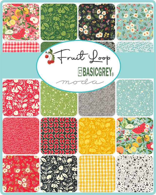 Moda Candy Mini Charm Pack - Fruit Loop - 42  2 1/2" squares