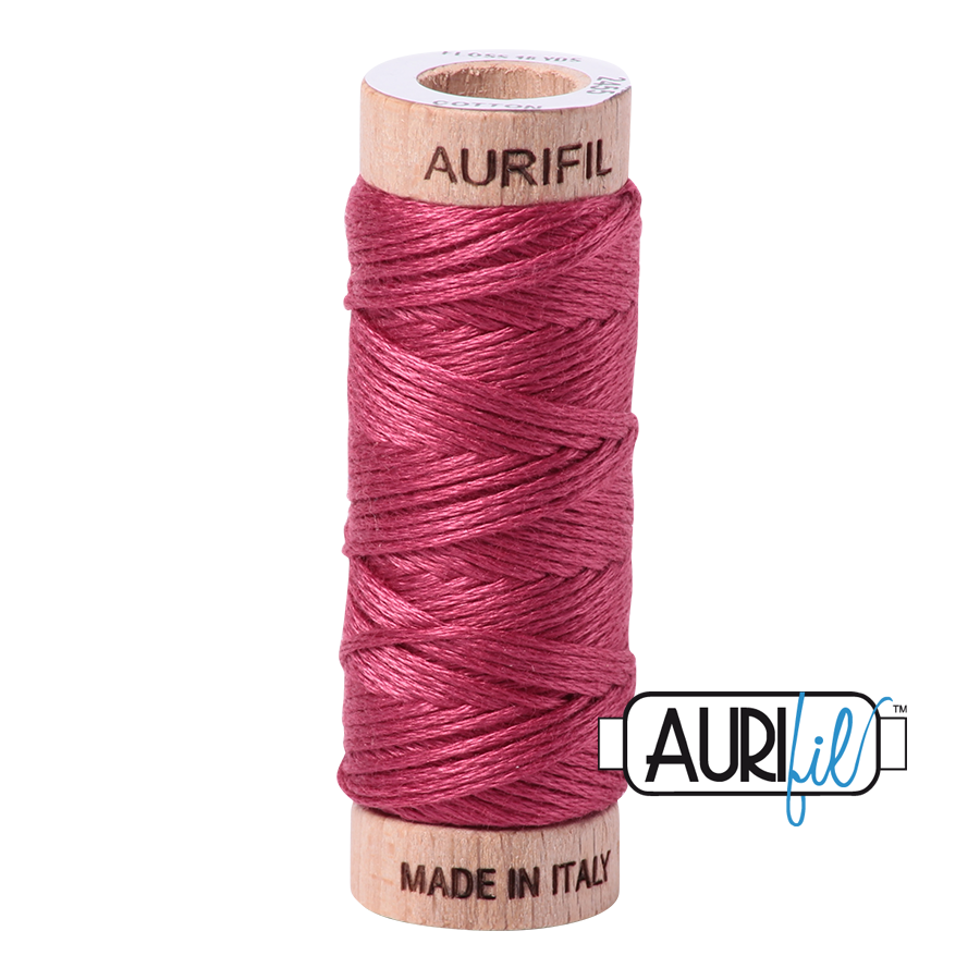 #2455 Medium Carmine Red Aurifil Cotton Thread