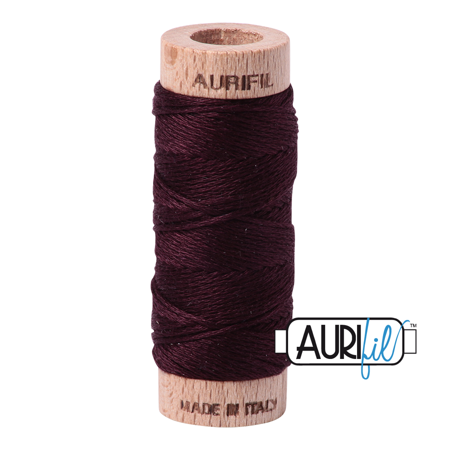 #2465 Very Dark Brown Aurifil Cotton Thread